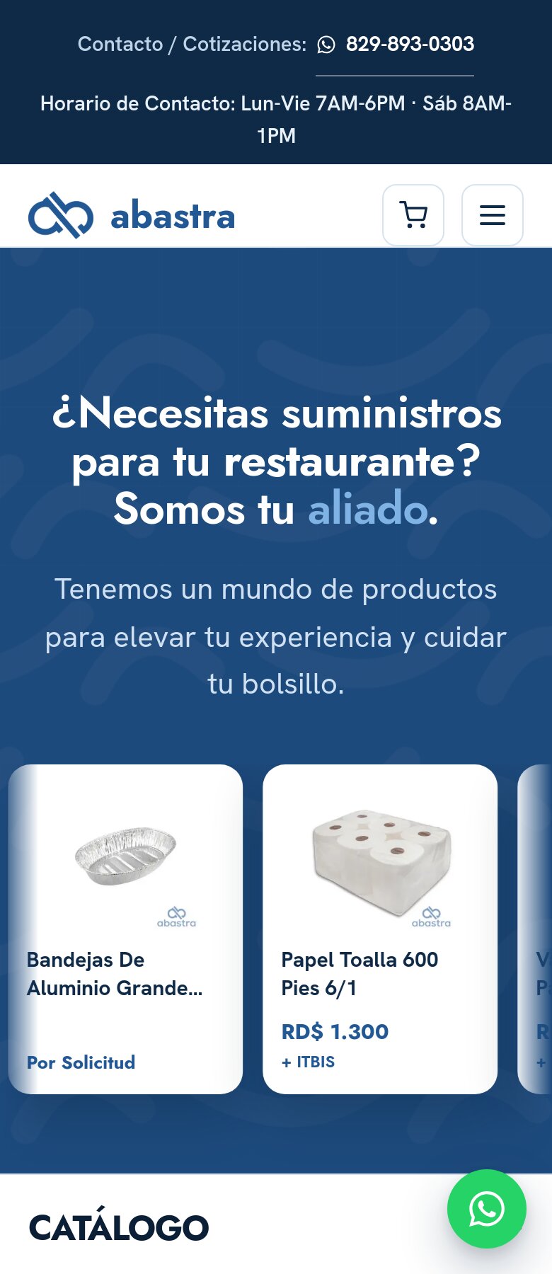 Abastra — tienda móvil