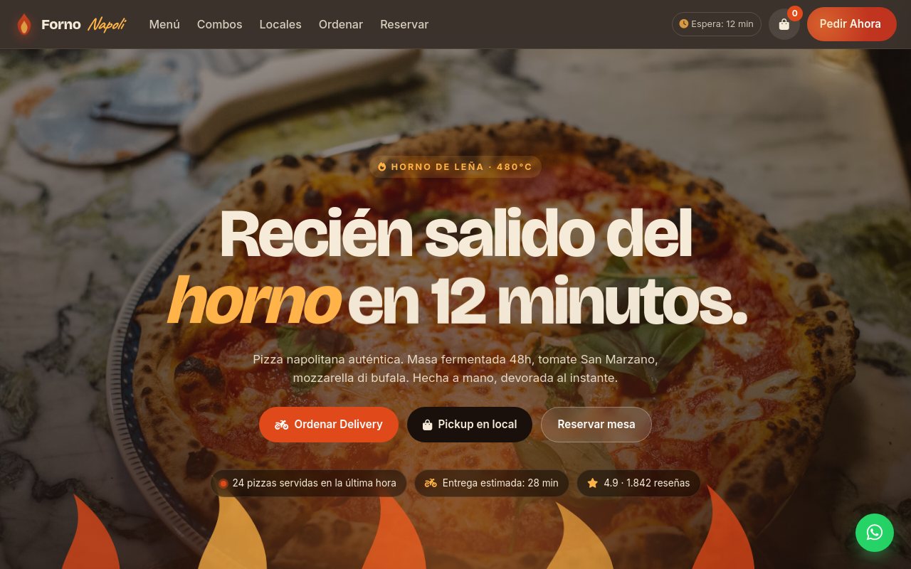 Estudio Napoli — landing desktop